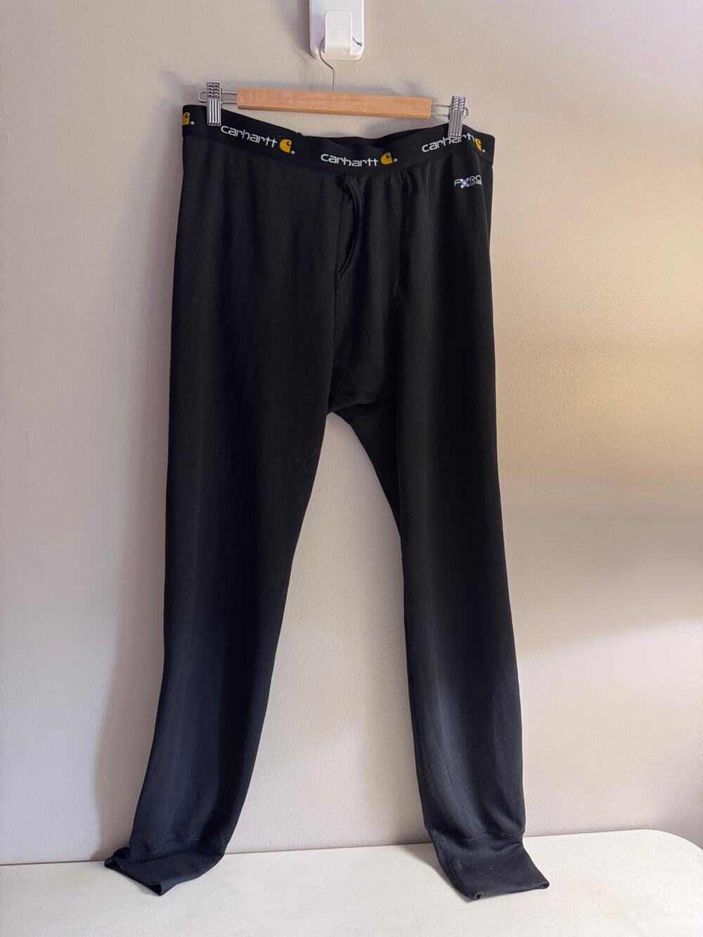 Carhartt Force Men’s XL Black Thermal Base Layer Long Johns Pants